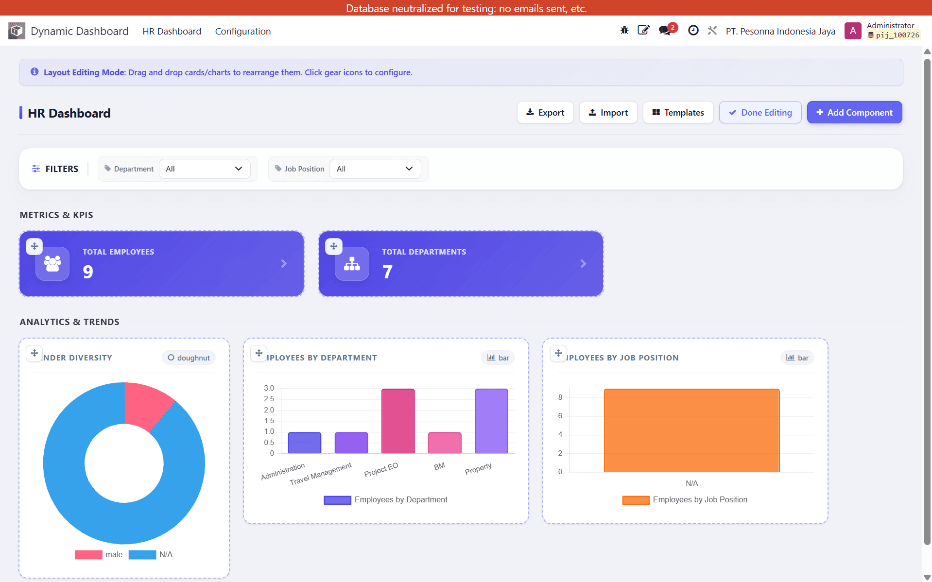 Dynamic Dashboard — Configurable Analytics for Odoo 18 screenshot 2